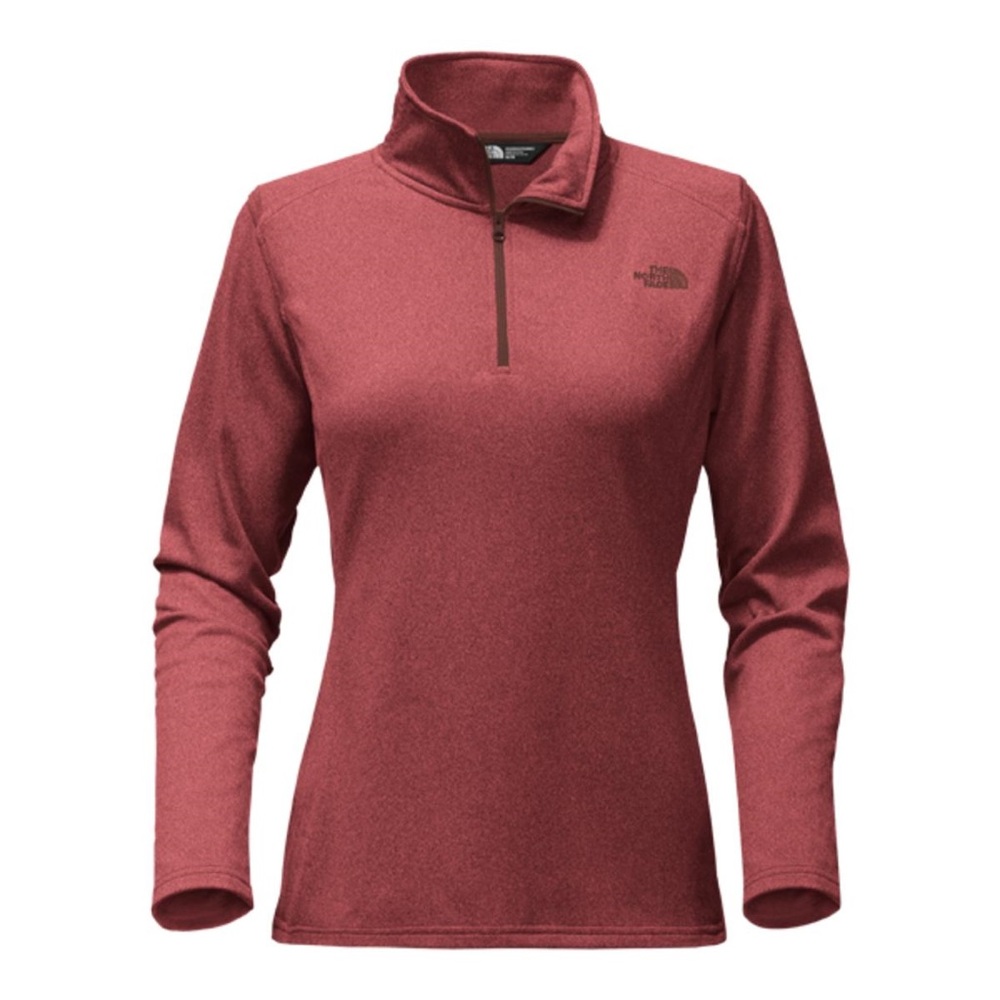 The North Face Glacier 1/4 Zip in red XL